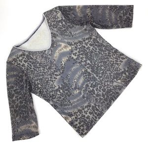 FDJ Sparkly Textured Polka Dot Top, Medium